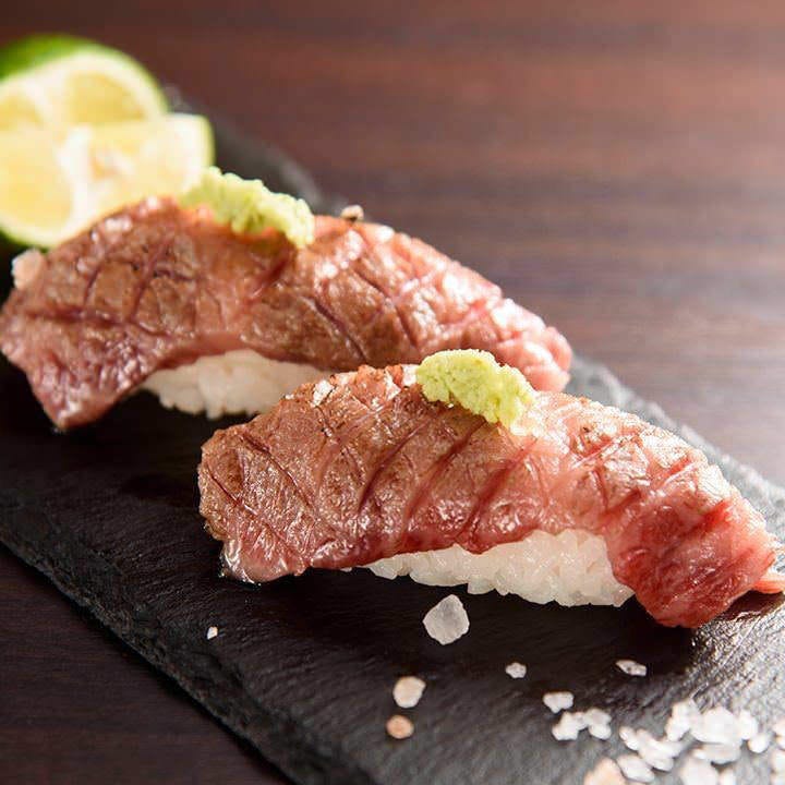 絶品 肉寿司 3時間飲み放題付 三郎 特極みコース 3 980円 全8品 の詳細 個室 居酒屋 三郎 水道橋店 水道橋 居酒屋 ぐるなび