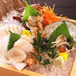 増毛産を始め、当店では北海道産の食材を多数使用しています。