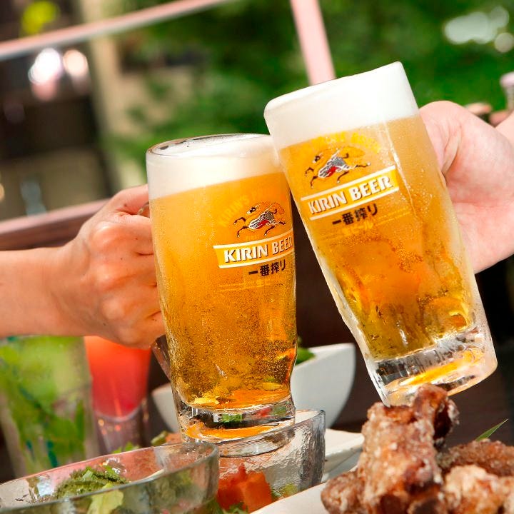 屋上テラス 手ぶらバーベキュー Relief コース テラス席で夜景を眺めて 手ぶらbbqコース ２h飲み放題付き4300円 歓送迎会 女子会 ぐるなび限定 飲み会 ぐるなび