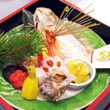 お祝い鯛のお重