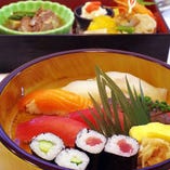 にぎり寿司とじっくり炊いた煮物や茶碗蒸しを堪能『お届け寿司会席（竹）』ご自宅・会社でのおもてなしに