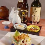 【5月～6月限定】西多摩食材初夏の陶板焼き〜季節の八寸～天ぷら蕎麦　おまかせ『初夏のご宴会会席』