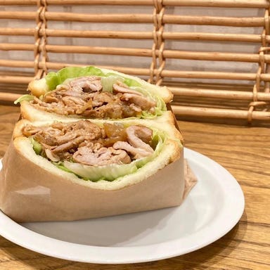 茶の間喫茶_ジンジャーポークサンドイッチ