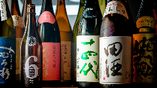 日本酒常時40種類以上おいております！