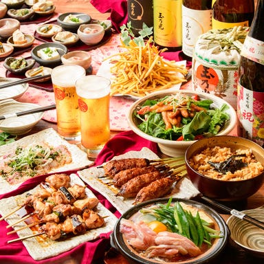 鳥光國 さいたま新都心店_人気鳥料理+飲放付コース4500円~