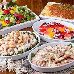 定番の130種飲み放題付2H8品4500円コース!