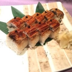 鰻蒲焼の棒寿司