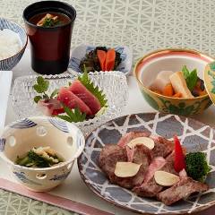 特選中津川御膳　～鉄板焼きステーキ付～