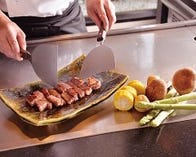 【15周年記念】（ランチ・ディナー）松阪牛サーロイン・活車海老・鮮魚付き 鉄板焼贅沢コース