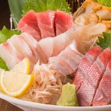 毎日市場より直送！旬の魚介料理