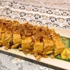 栃尾の油揚げ　ネギ納豆挟み