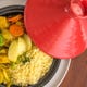 タジンランチ　1250円
無水調理で旨味が詰まったモロッコの料理