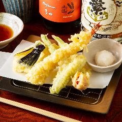 蕎麦屋の天ぷら! ブリブリの海老天!!