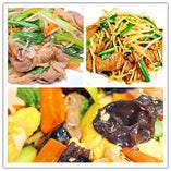 豚肉と野菜炒め/ニラレバ炒め/豚肉ときくらげ炒め