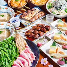 鴨せり鍋が食べれる！「比内地鶏を堪能する」ご宴会（飲み放題120分付）税込5,000円コース