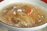 フカヒレ蟹肉卵白炒め