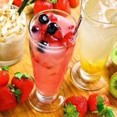 料理にベストマッチ！約100種類のドリンクで是非お楽しみ下さい