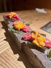 大人気「お肉&times;うに」うにくが絶品★