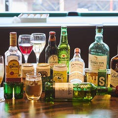 豊富な種類のお酒と生ビール付き飲み放題！