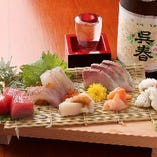 おいしい鮮魚と日本酒で乾杯！が当店のコンセプト