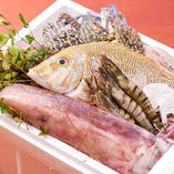 市場直送の新鮮な鮮魚