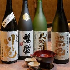 料理に合う厳選日本酒の数々