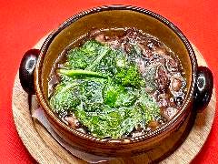 季節のアヒージョ『ホタルイカと菜の花』