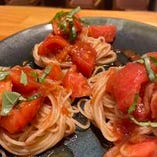 岡さんトマトの冷製カッペリーニ