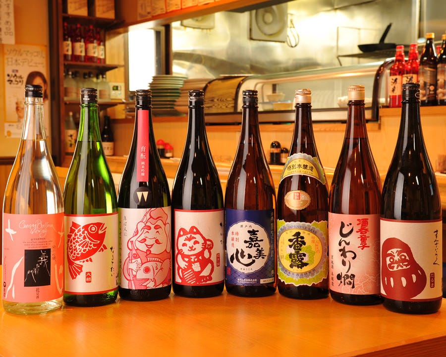 日本全国の地酒多数あります！