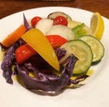 いろいろお野菜の温かいサラダ ~オリーブオイル＆レモン～