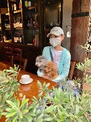 限定1席のテラス席！ ペットOKなので愛犬とご一緒にお食事も！