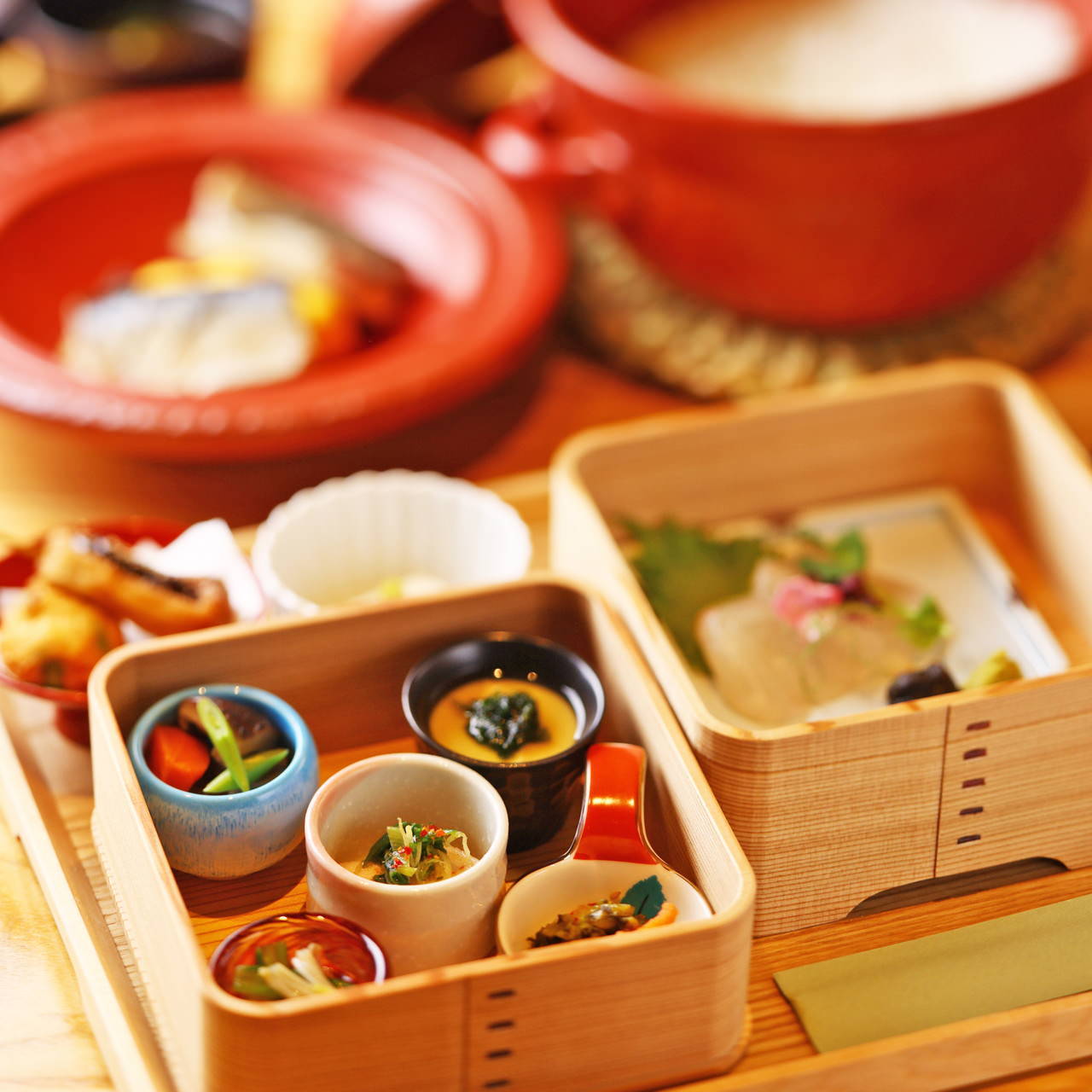 京都ならではのお料理が楽しめる彩り豊かなランチセット