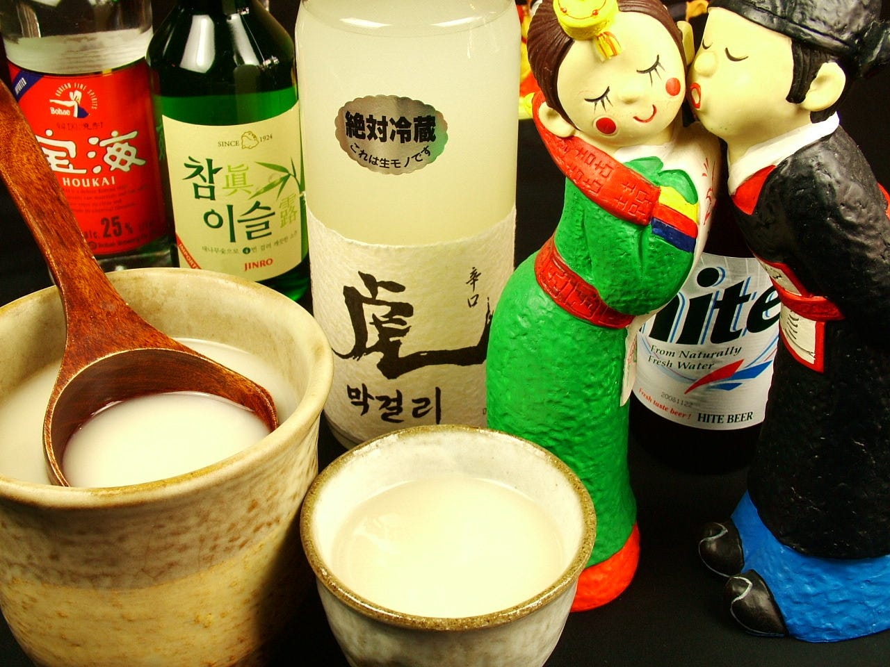 眞露･マッコリ･百歳酒など
美味しい韓国酒もいっぱい♪
