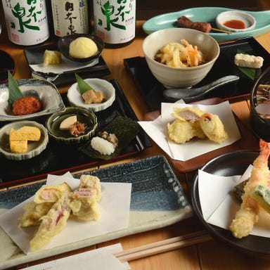 日本酒と天ぷらの店 天と鮮 なごやみせ コースの画像