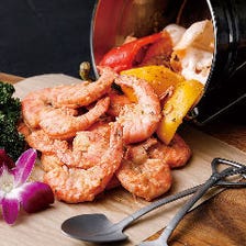 バケツガーリックシュリンプ