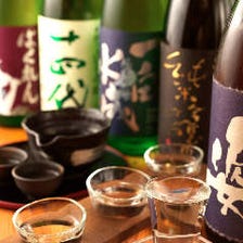 和食と相性抜群！焼酎・日本酒も豊富