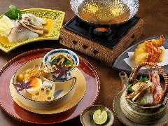 【会席料理】四季の食材と熟練の技