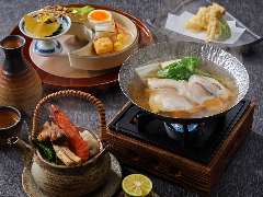 【会席料理】四季の食材と熟練の技
