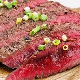 和牛の赤身肉ステーキ