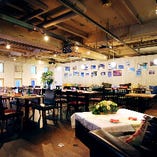 少人数から最大６０名まで貸切パーティーに対応。