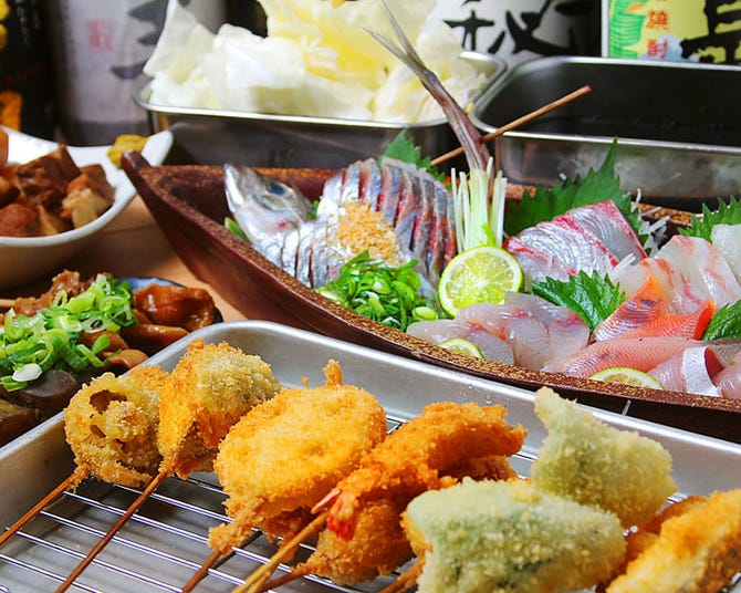 串揚げ 海鮮酒場 龍馬 岡山店 岡山市 居酒屋 ぐるなび