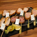 沖縄県産豚の串揚げ・5種盛り