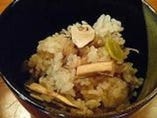 土鍋の松茸ご飯