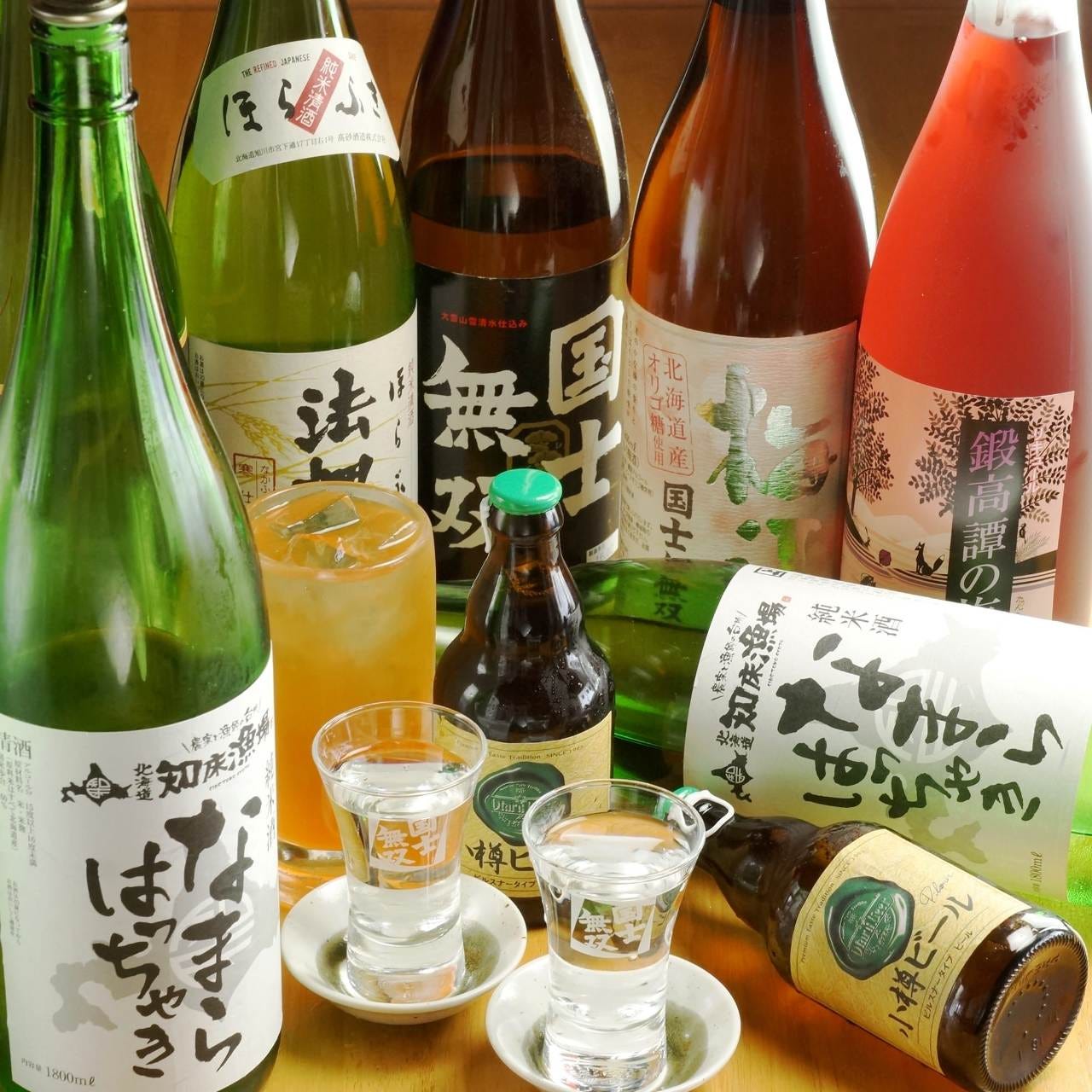 北海道の日本酒や焼酎を限定入荷！