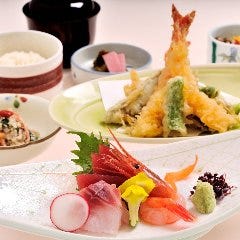 お刺身と天婦羅をランチでお気軽に！