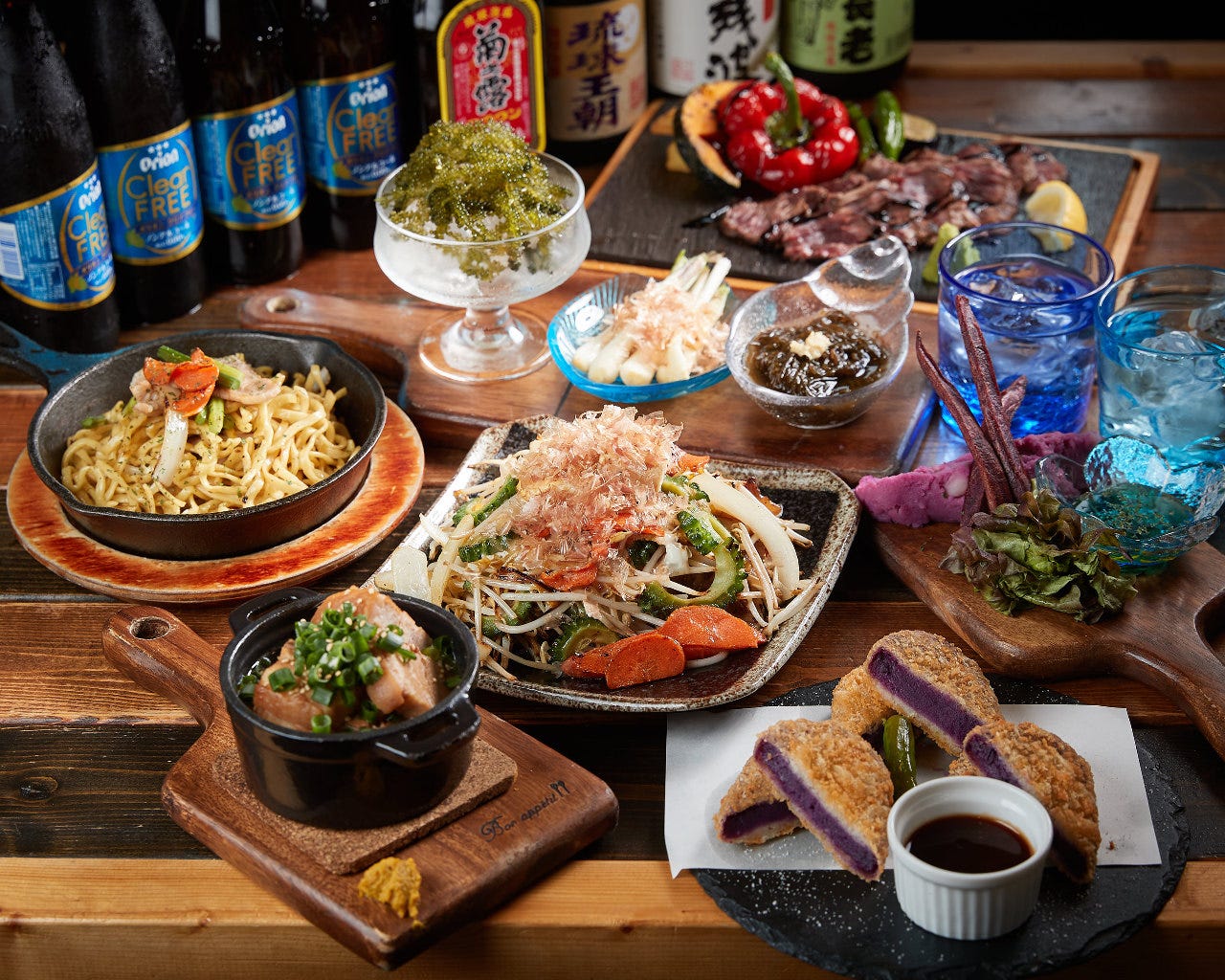 オリジナリティ溢れる沖縄料理