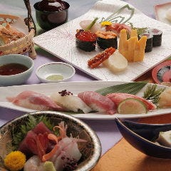 寿司懐石　舞椿（全８品）　/Sushi  tea-ceremony  dishes『Maitubaki』