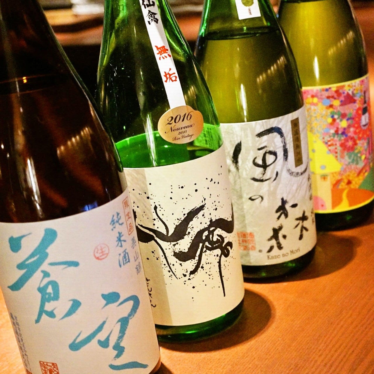 日本酒ファンも納得の品揃え全15種！他では飲めないレア酒ズラリ