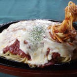 【Ｗ】チースパ・ミートソース