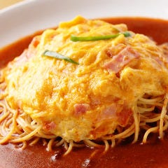 【W】ふわふわ玉子のあんかけスパゲティー